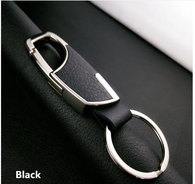 

car-styling Leather Key Chain Metal Tool Key Holder for Ford Focus 2 focus 3 MK3 Mondeo Kuga Fiesta C-Max KA Focus 4 accessories