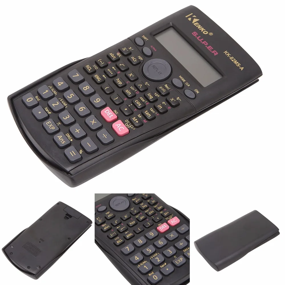 Student Multi Function 2 Line Display 12 Digit Electronic Scientific