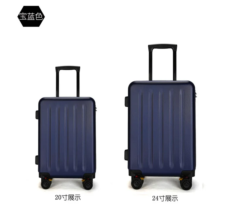 ZYJ Travel Trolley Luggage Men Women Alloy Business Solid Rolling Scratchproof Airplane Suitcase Luggage Spinner Wheels Trunk (9)