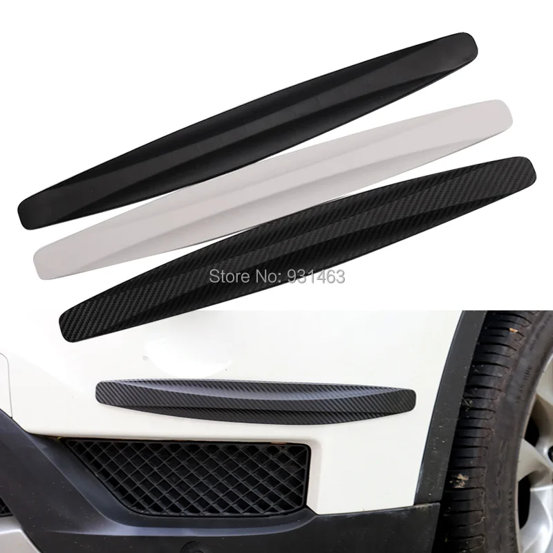 2pcs Protection Door Guards Anti Scratch Strips Lip Deflector Car