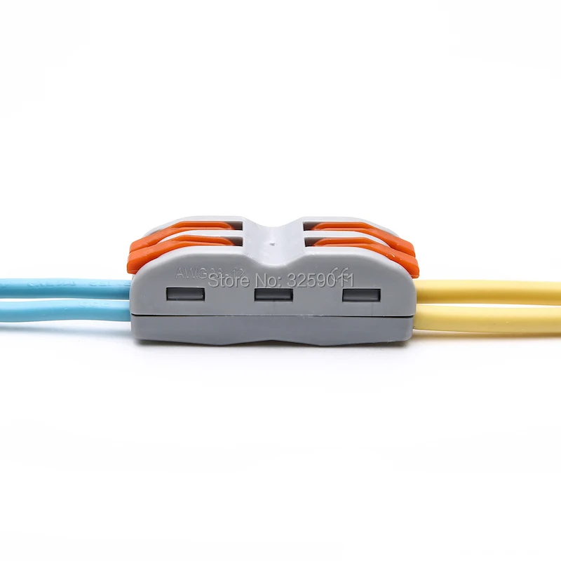 20 шт 28 12 AWG SPL 2 PCT 212 222 412 клеммы для быстрого подключения проводов ламп и фонарей 4 pin