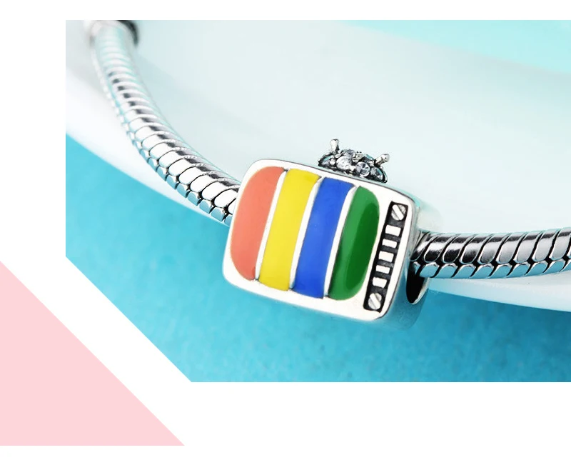 Pandora love charm,, Стерлинговое Серебро 925 пробы, бусины, подходят для аутентичного браслета Pandora, ювелирные изделия, подарок для женщин