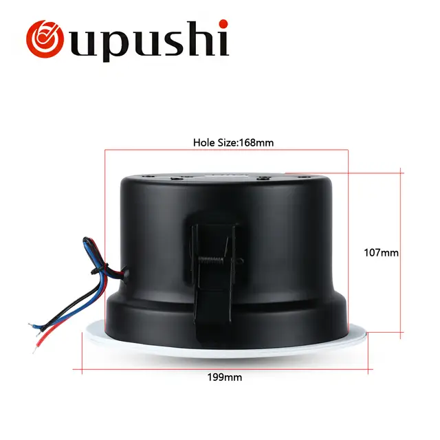 Oupushi Td206a Ceiling Speaker Acoustic Cover Speaker In Bathroom Audio Loudspeaker Ceiling Speaker Home Audio Waterproof