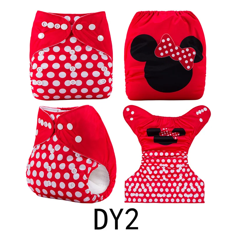 AnAnBaby New Design Baby Cloth Diaper Waterproof Reusable Digital Position Nappies You Chose With Microfiber