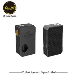 Новое поступление электронные сигареты Mod CoilART Азерот Squonk Mod 24 К с позолотой Пожарной Связи Поддержка 18650 20700 21700 Vape