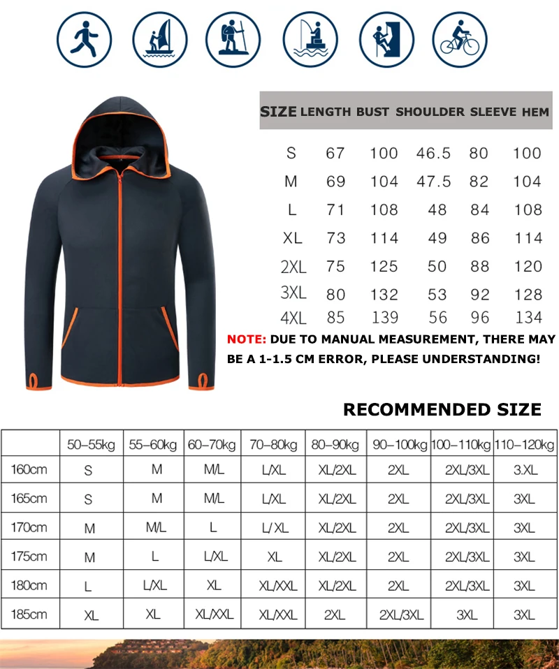 Roupas ao ar Cabolsas com Capuz Masculino Impermeável Caminhadas Jaquetas Hidrofóbicas Livre Respirável Acampamento Pesca Secagem Rápida Anti-uv Pele Cabolsa 13 Masculino impermeável caminhadas jaquetas hidrofóbicas roupas ao