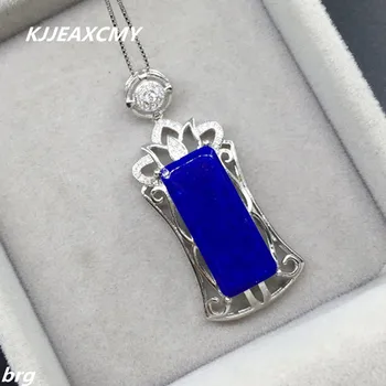 

KJJEAXCMY boutique jewelry,Natural lapis lazuli ladies 925 silver pendant
