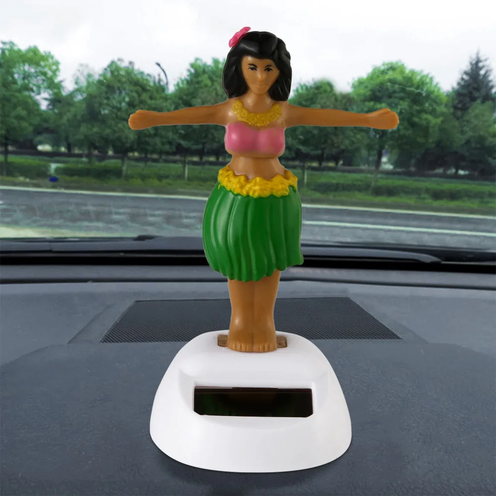 6pc Car Decoration Solar Powered Dancing Flower Swinging Animated