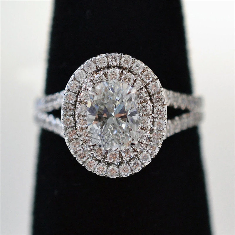 Женское и мужское кольцо из серебра 100% пробы с фианитом|wedding band ring|band ring925 sterling silver