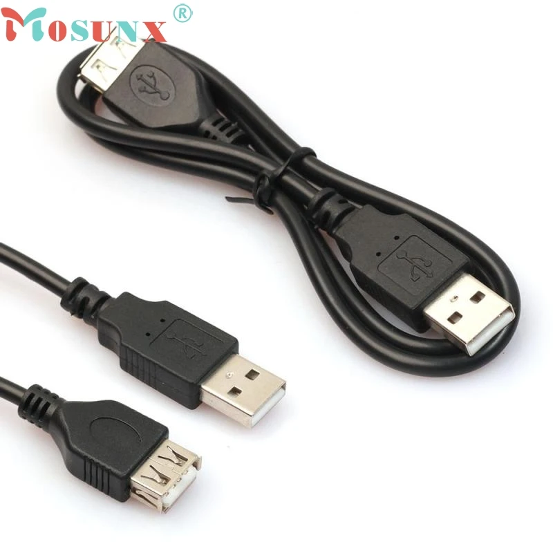 Good Sale 1PC 2ft/60cm Black USB Male to A Female