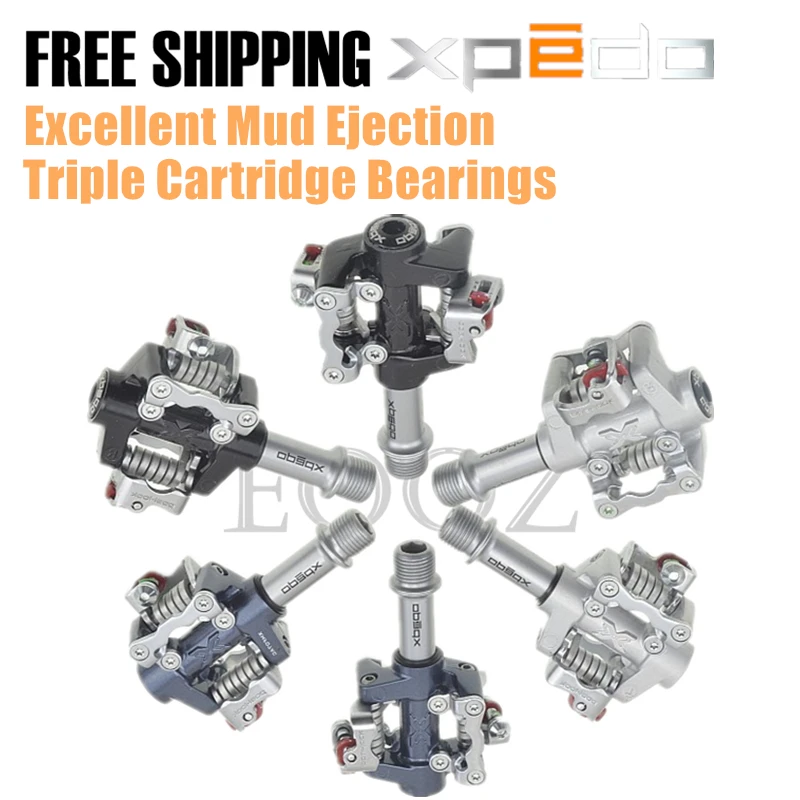 

Xpedo TWINS XMF07AC MTB Mountain Bike Clipless Pedals With Cleats SPD Compatible