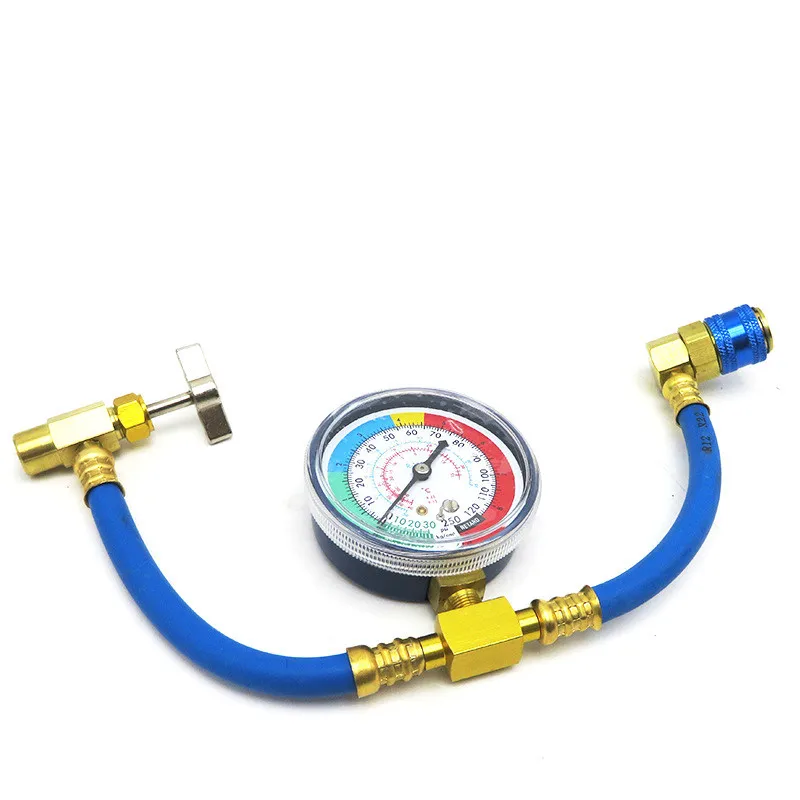 

R134A Automobile Air conditioning refrigerant snow seed add fluorine plus liquid meter filling pipe tool gas supplement
