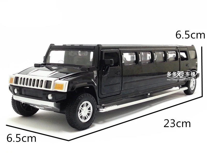 1:32 Масштаб Hummer Limousine роскошный сплав Металл литье под давлением модель автомобиля вытяните назад игрушки со звуком светильник коллекция автомобилей подарки