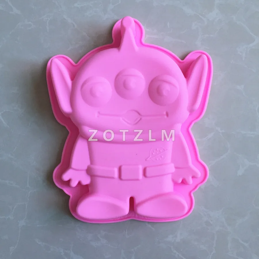 

1 Piece Alien ET Teletubby Shape Silicone Cake Molds Candy Making Tools Chocolate Making Molds TXG015