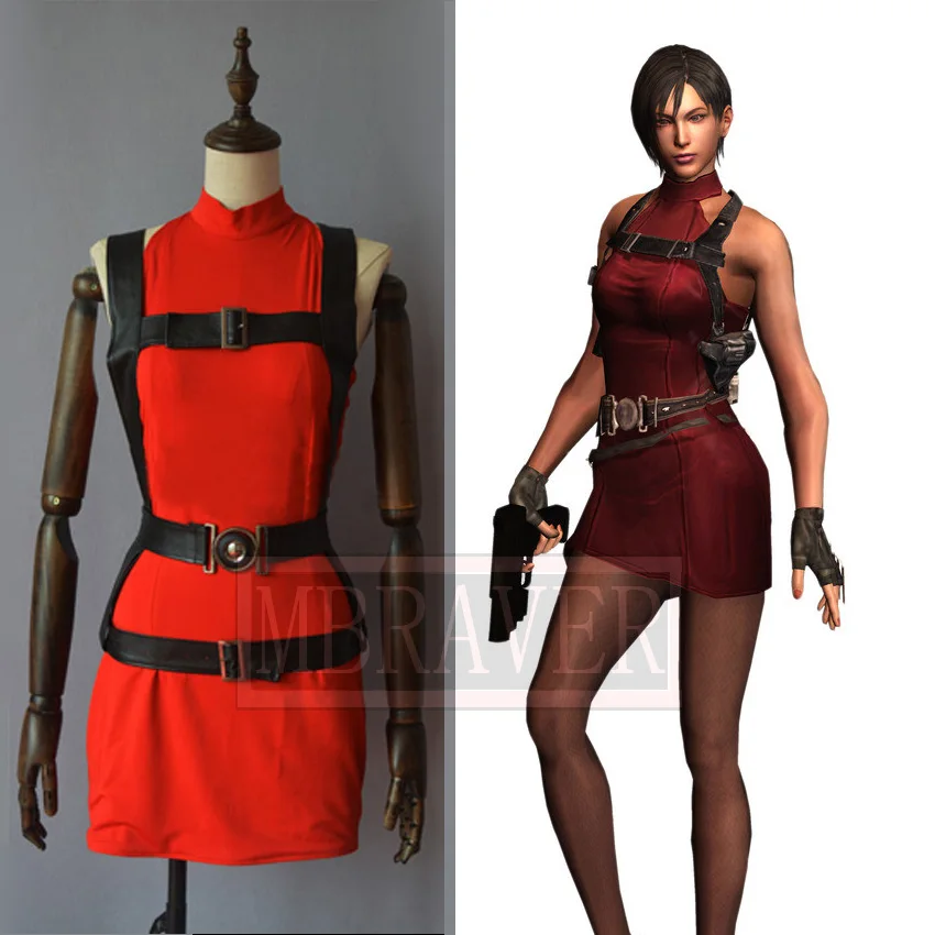 

Ada Wong Cos Cosplay Costume Halloween Uniform Outfit Custom Made Any Size