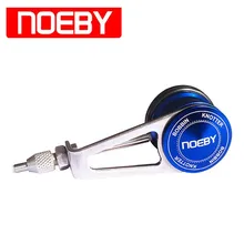 NOEBY 10 см металлический буббин ноттер мотальное устройство для лески рыболовная леска завязывание портативный 5 цветов легко использовать рыболовные аксессуары