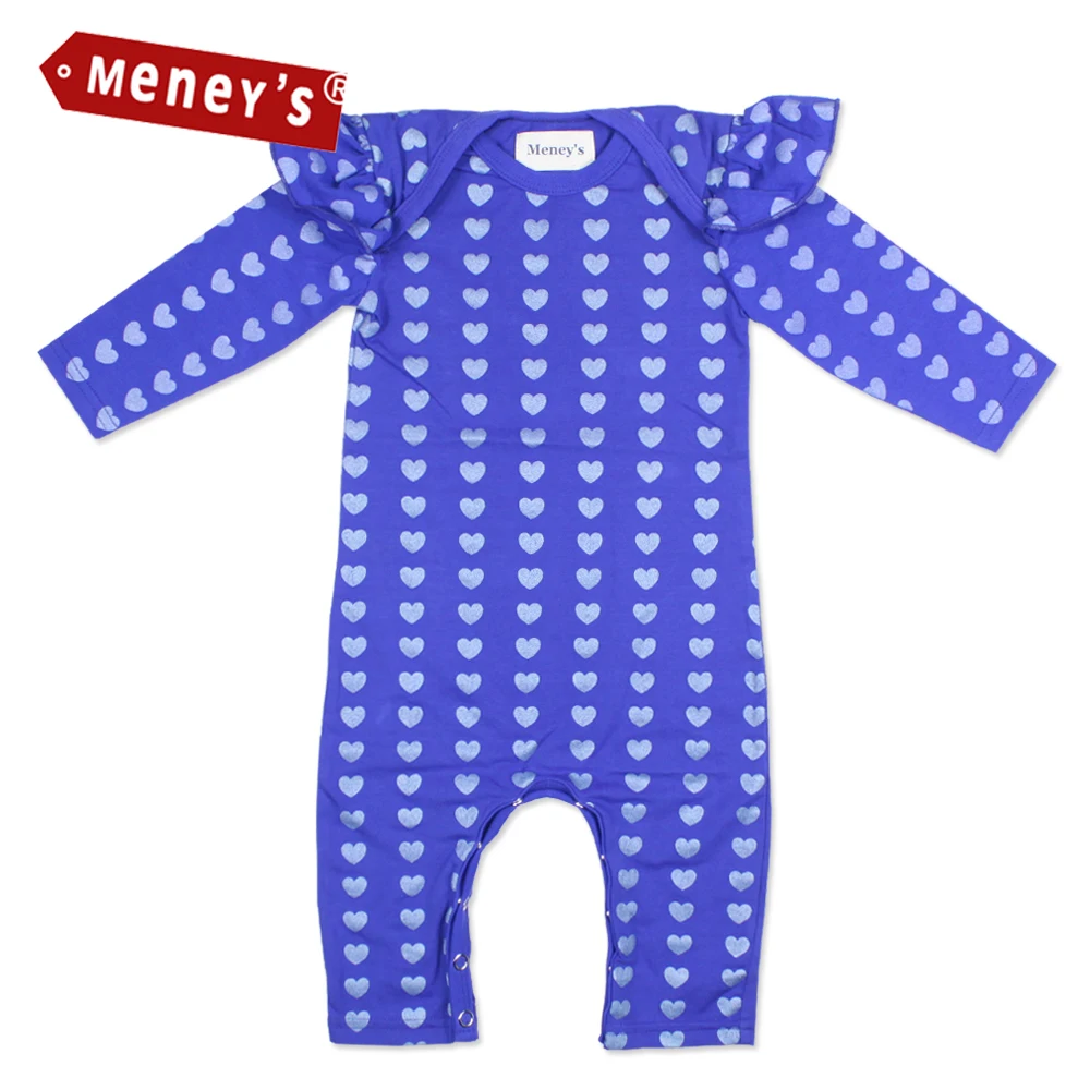 baby born romper blue