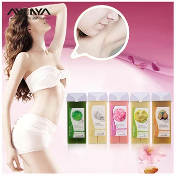 

ANGNYA Roll On Hot Hair Removal Depilatory Wax Cartridge Heater Waxing Honey Rose Flavor for Women And Men Hair Removal Tools