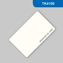 RFID Бесконтактных Карт Близость ID Card RFID ПВХ карты ISO рабочего времени для контроля доступа 125 кГц с TK4100/EM4100 чип
