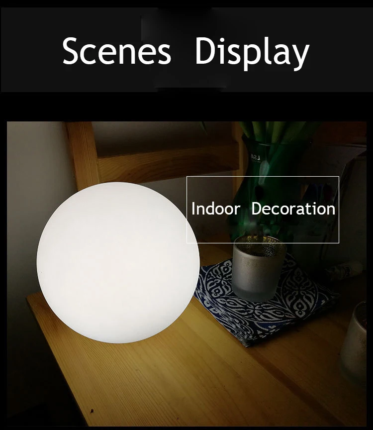 Пульт дистанционного управления с перезарядкой светодиодный шар ночной Светильник для дома Домашний Настольный светильник садовый Газон Свет Свадебная вечеринка KTV бар украшение комнаты