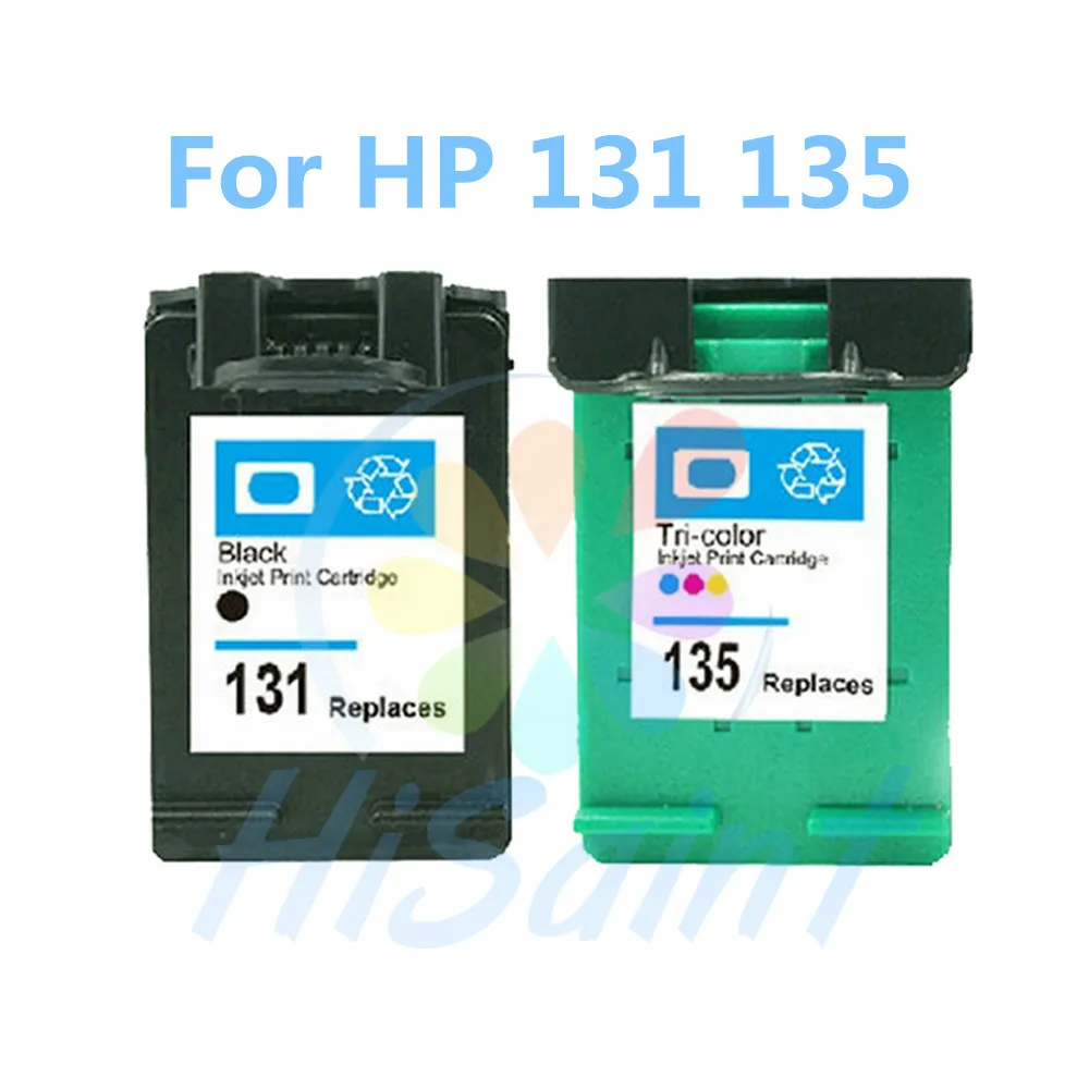 Hisaint для HP 131 135 картридж с чернилами Deskjet 460 5743 5940 5943 6843 6940 2573 Photosmart 2613 8753 1600 1613 2350