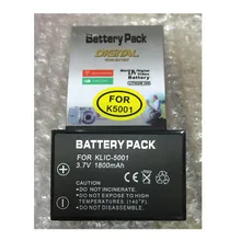 KLIC 5001 KLIC5001 lithium batteries K5001 Digital camera battery For Kodak DX6490 7440 DX7530 DX7540 7580