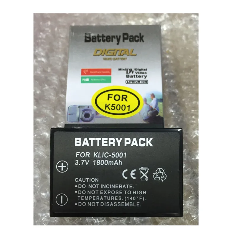 KLIC 5001 lithium battery K5001 5001 font b Digital b font font b camera b font
