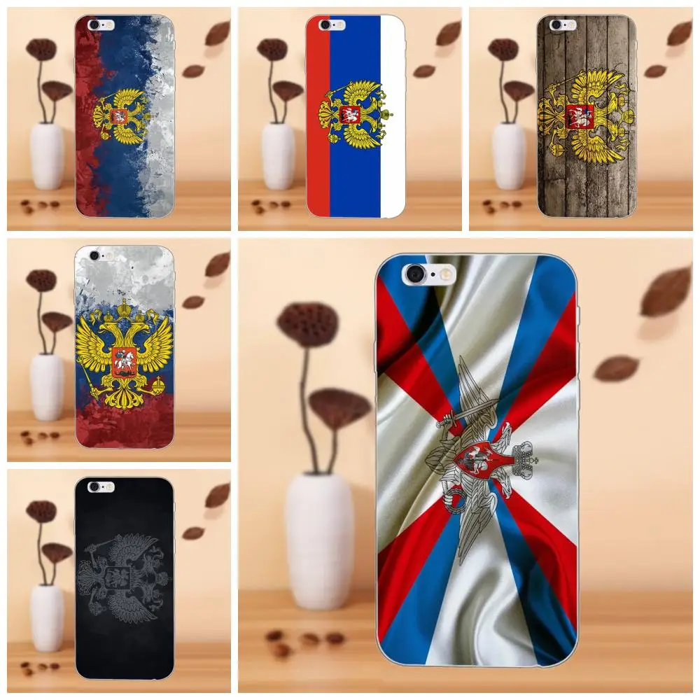 С эпичным изображением флага России с орлом для Huawei P7 Honor 4C 5A 5C 5X6 6C 6A 6X7X8 9 V8 V10 Y3II Y5II