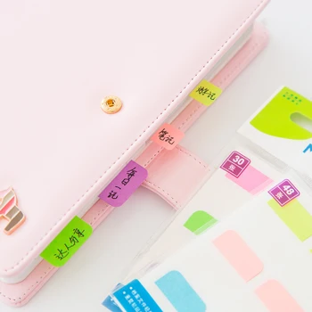 

6 SETS/LOT Creative Index Sticky Notes N Times Self-Adhesive Index Label Stationary Stickers Bookmark