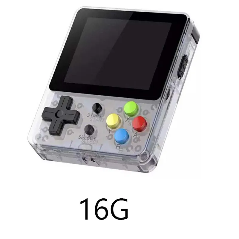 Coolbaby 16G+ 16 GB/32/64/128/256G с открытым исходным кодом видео портативная игровая консоль мини Портативный Ностальгический ретро игровой плеер ТВ для детей - Цвет: 16G White