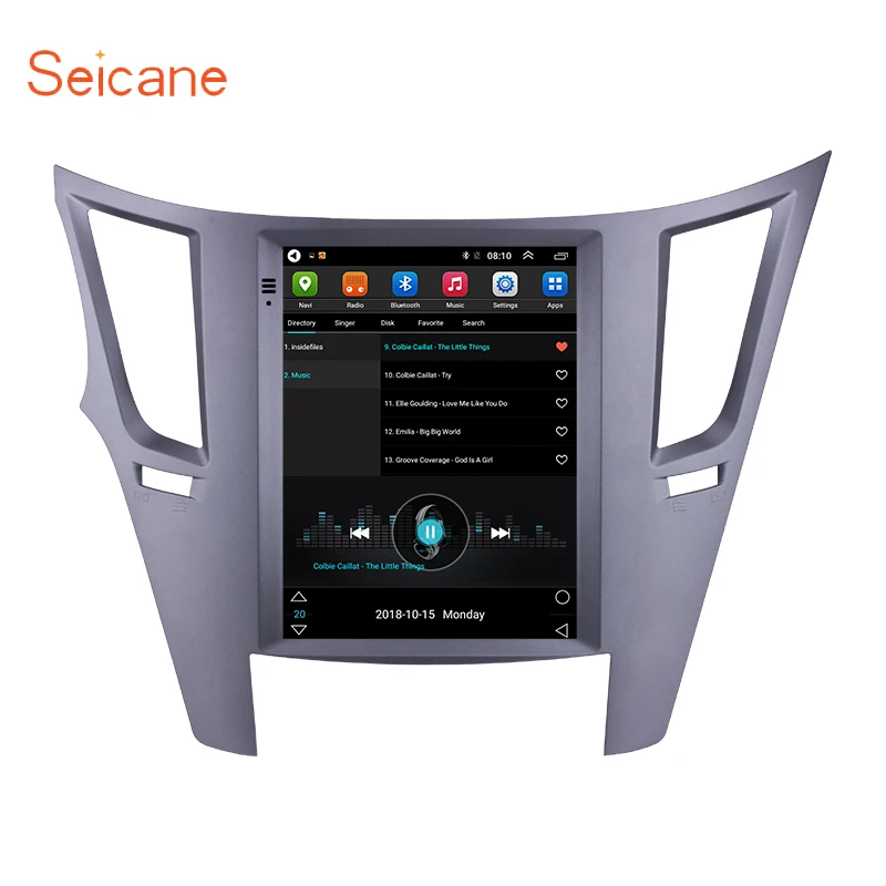 Seicane 9.7 inch Android 9.1 Car Multimedia Player For 2010- Subaru Outback GPS Navigation 768*1024 HD Touchscreen Stereo