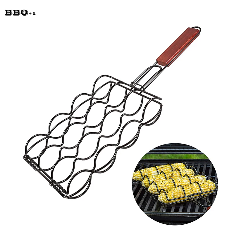 Buy Non stick BBQ Corn Grill Basket Barbecue Corn