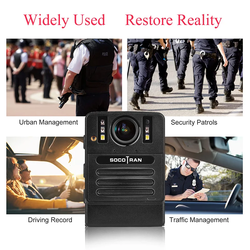 SOCOTRAN DSJ-S9 HD live, видеорегистратор для полиции, видеокамера с " ЖК-дисплеем, разрешение 2304x1296 P, память 16 Гб