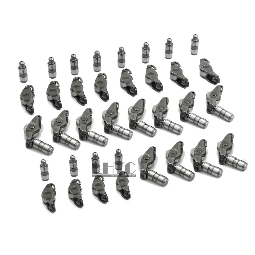 24Pcs Intake Exhaust Hydraulic Rocker Arm & Tappet Lifter For AUDI A4