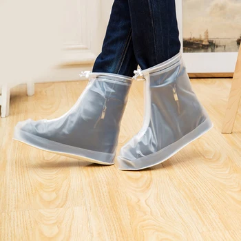 

2019 New Outdoor Rain Shoes Boots Covers Waterproof Slip-resistant Overshoes Galoshes Travel for Men Women Kids