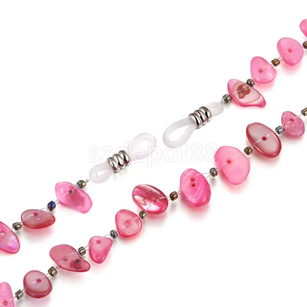 Glass Beads Beaded Eyeglass Chain Sunglasses Holder Keeper Eyeglass Lanyard Retainer Necklace