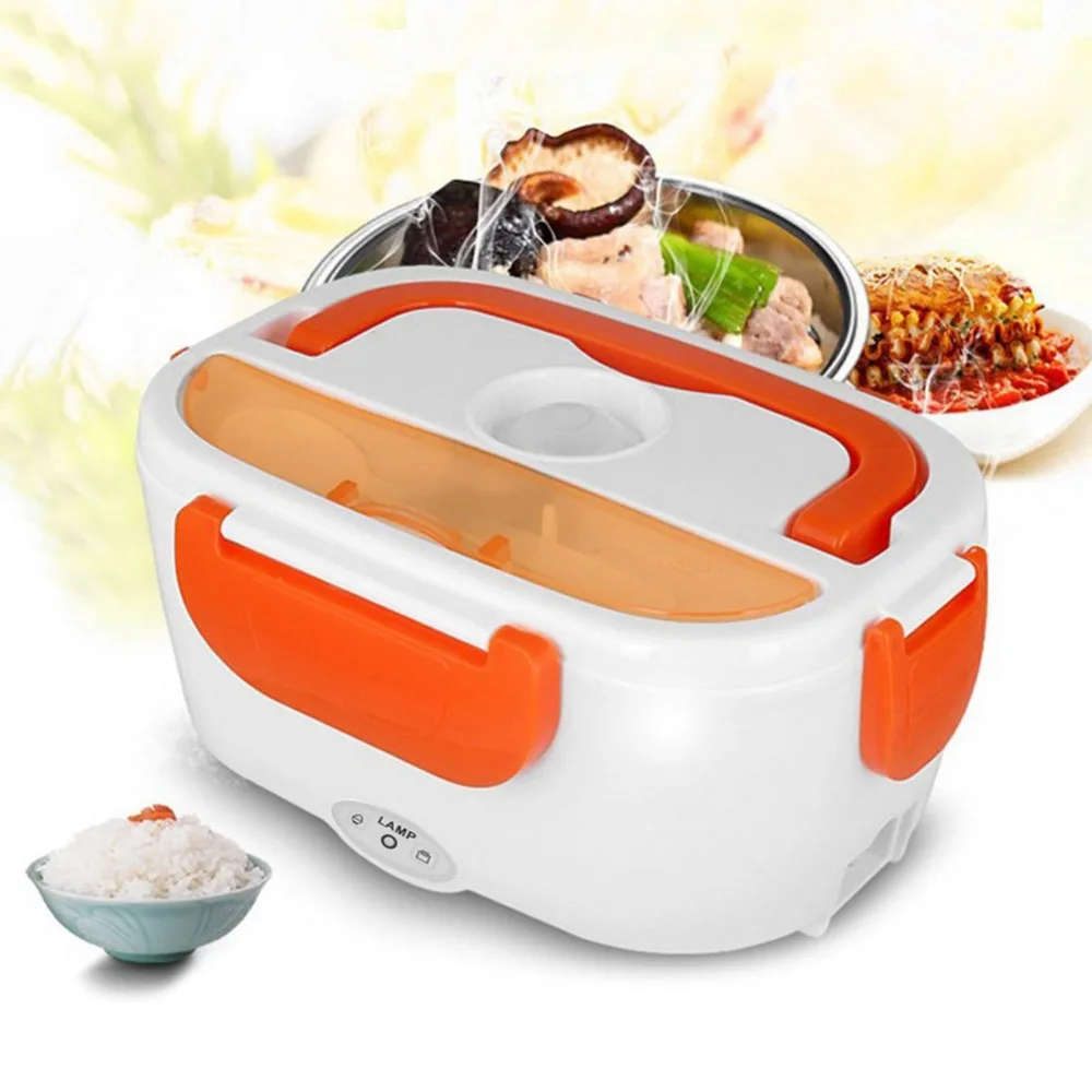 220V/110V Lunch Box Food Container Portable Electric Heating Food Warmer Heater Rice Container Dinnerware Sets for Home Dropship