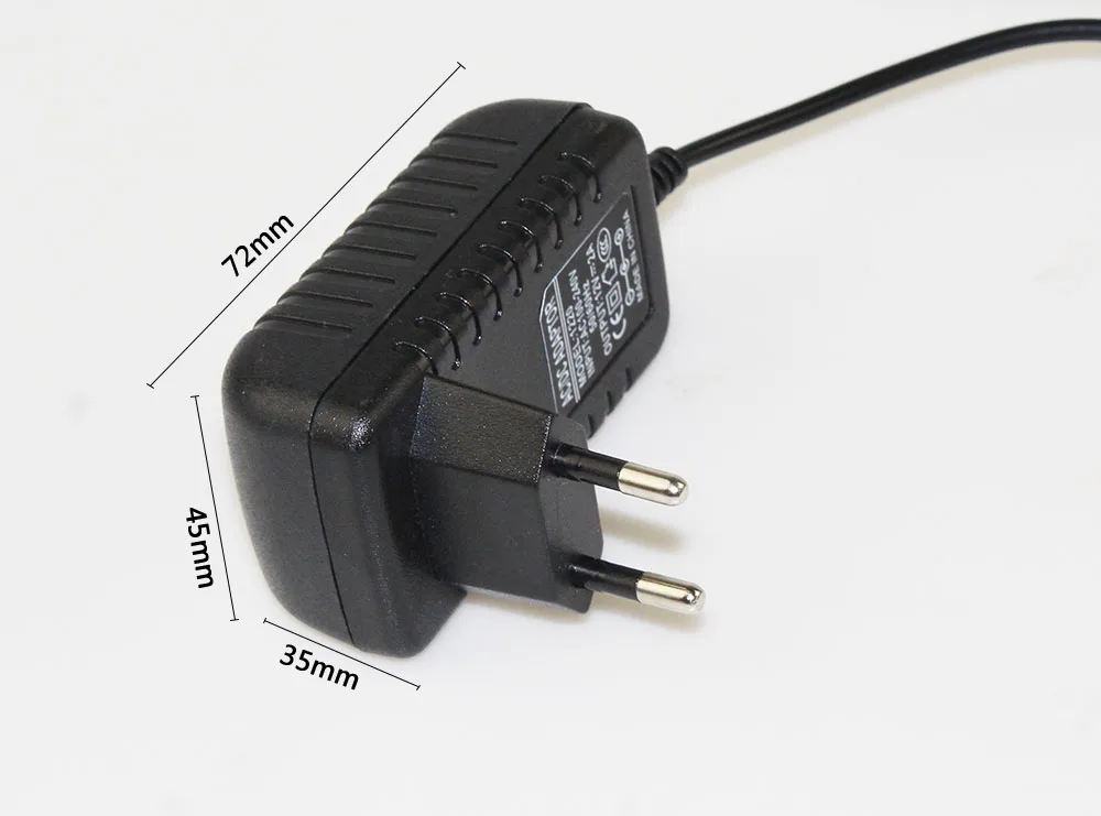 Двойной головкой 5 5x2 мм 4 0x1 7 AC 100V 240V DC/DC 12V 2A Мощность адаптер питания Зарядное