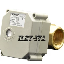 DC9 до 24 V с подкладкой Электрический шаровой кран, DN20 3 проводной контроль 2way латунный моторизованный клапан