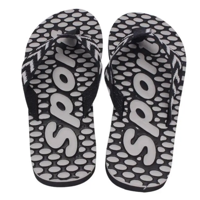 

SAGACE shoes Men 2018 summer fashion EVA men's striped flat non-slip feet flip-flops indoor and outdoor slippers Apr10 40