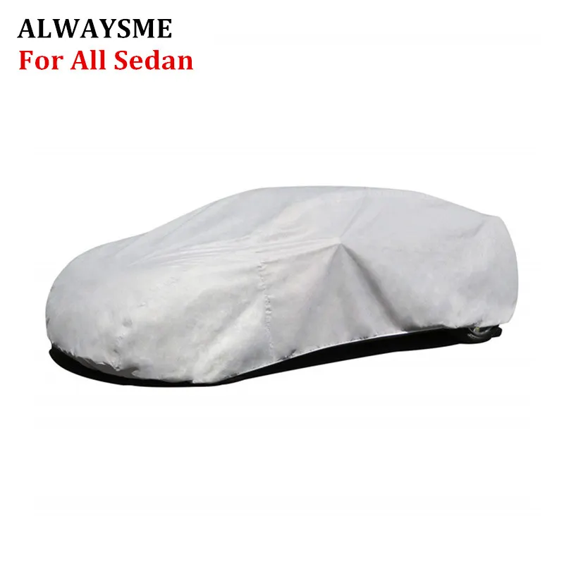 

ALWAYSME Sedan Full Car Cover Water Wind Dust Proof Scratch Resistant Outdoor UV Protection S M L XL XXL Five Sizes Fits All Car