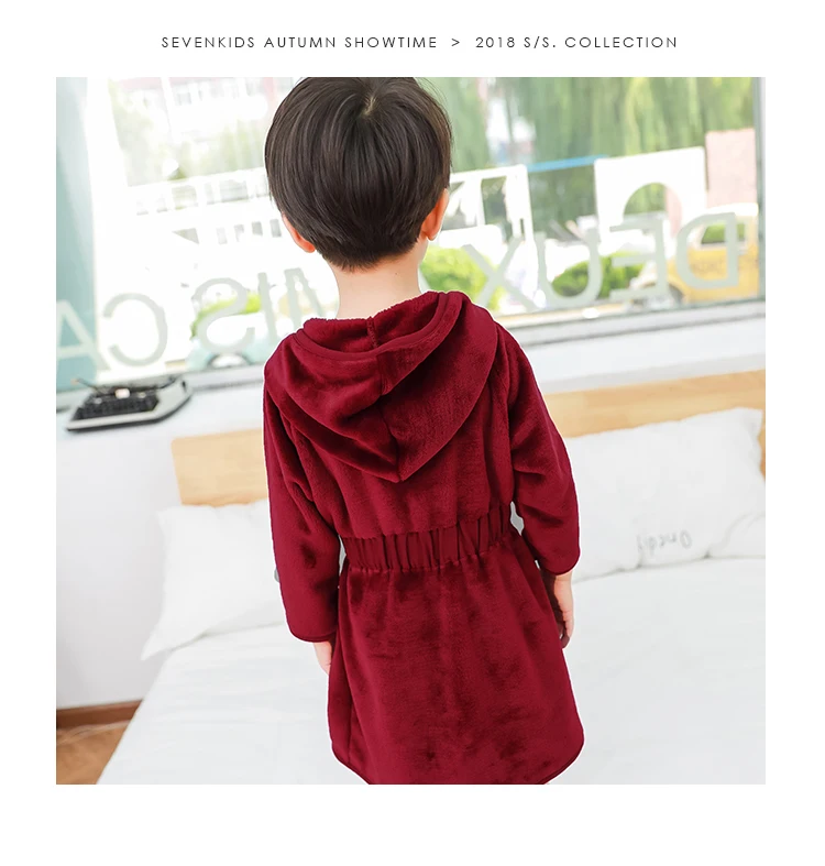children Pajamas Flannel robes_10