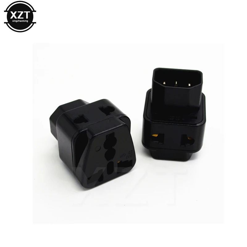 Адаптер питания 2 в 1 IEC 320 C14 Male C13 Female шт. блок PDU/UPS Универсальный переходник для