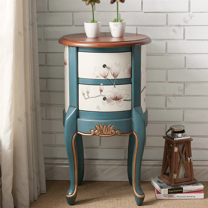 Simple American lockers accept tea table pastoral painting edge a few corners Mediterranean sofa telephone small table Simple American lockers accept tea table pastoral painting edge a few corners Mediterranean sofa telephone small table