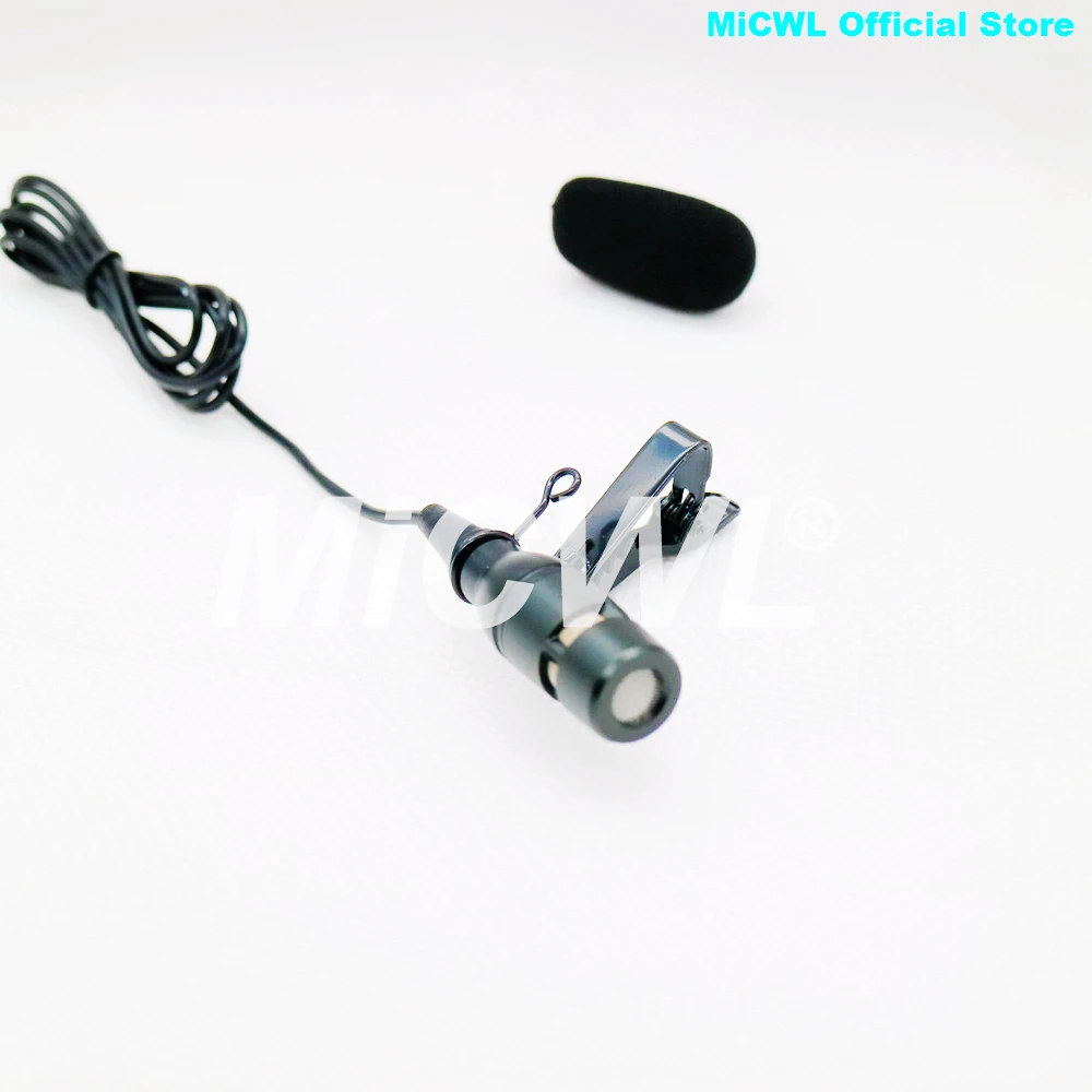 

New Cardioid Tie Clip Lavalier Microphone for Audio Technica Wireless Mic System TA4-F mini Hirose 4Pin