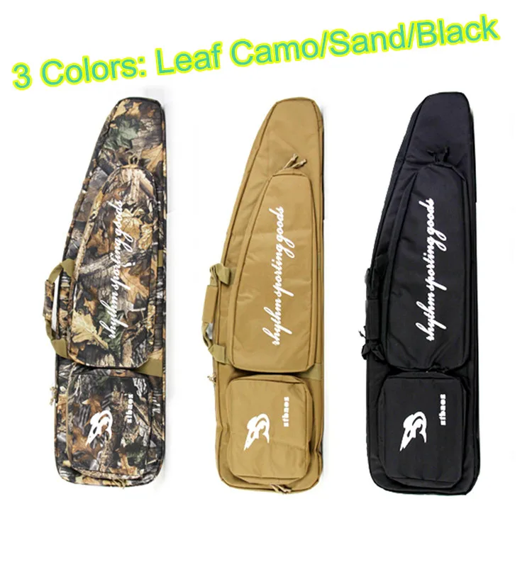 BLK/Boom Blad/Zand Jacht Tactical Rifle Gun Bag 1000D Oxford Stof Airsoft Gun Case Schoudertas Zware duty Gun Draagtas BLK/Boom Blad/Zand Jacht Tactical Rifle Gun Bag 1000D Oxford Stof Airsoft Gun Case Schoudertas Zware duty Gun Draagtas