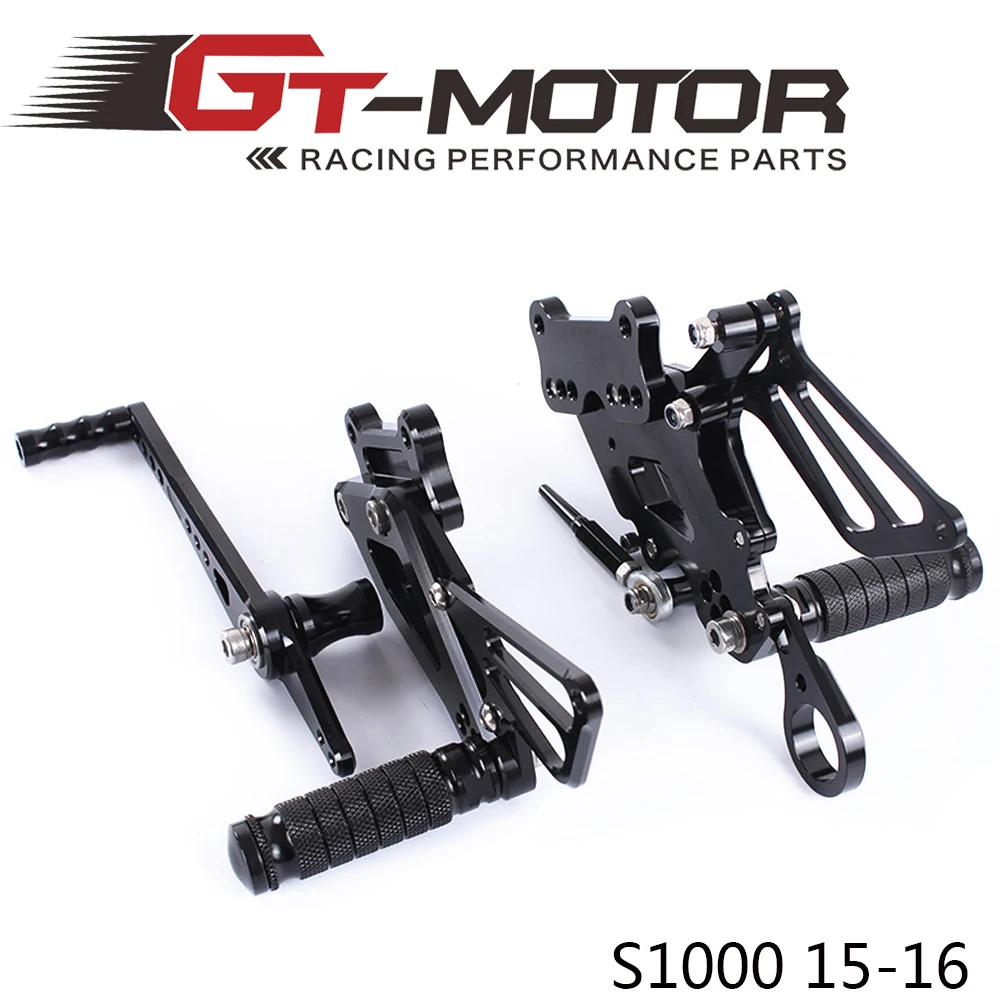 GT Motor Full CNC Aluminum Motorcycle Adjustable Rearsets Rear Sets