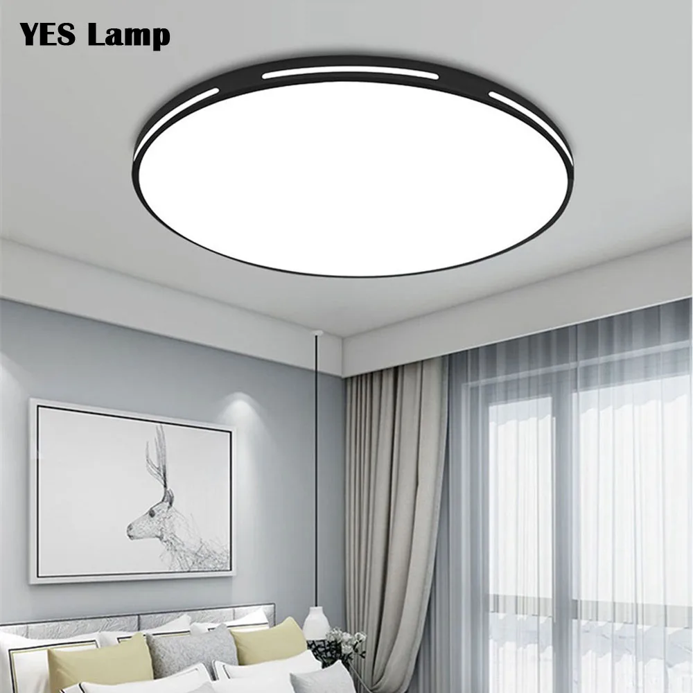 Modern LED tavan ışıkları kısılabilir dekorasyon fikstür çalışma yemek odası yatak odası oturma odası balkon tavan lambası AC90-265V