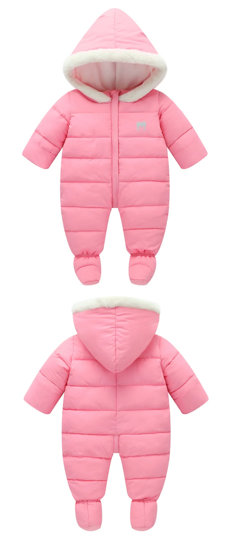 NYSRFZ/Новинка; зимняя хлопковая одежда для новорожденных; плотная одежда для мальчиков и девочек; одежда для альпинизма; пуховик для малышей