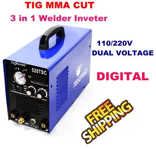

Inverter TIG welding machine arc welder Plasma Cutter Machines 520TSC